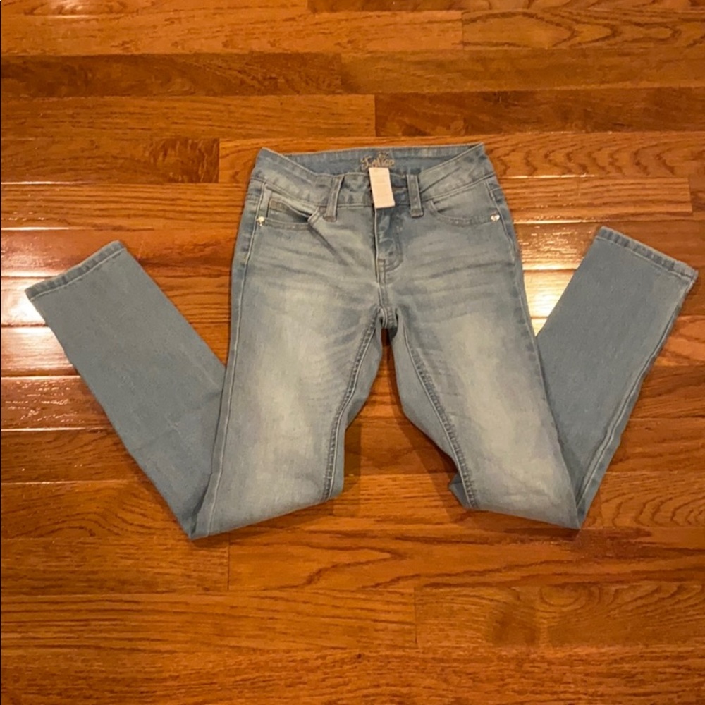 🍉Justice jeans girls 8 slim!